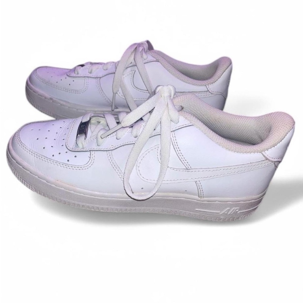 new solid white Nike air force ones